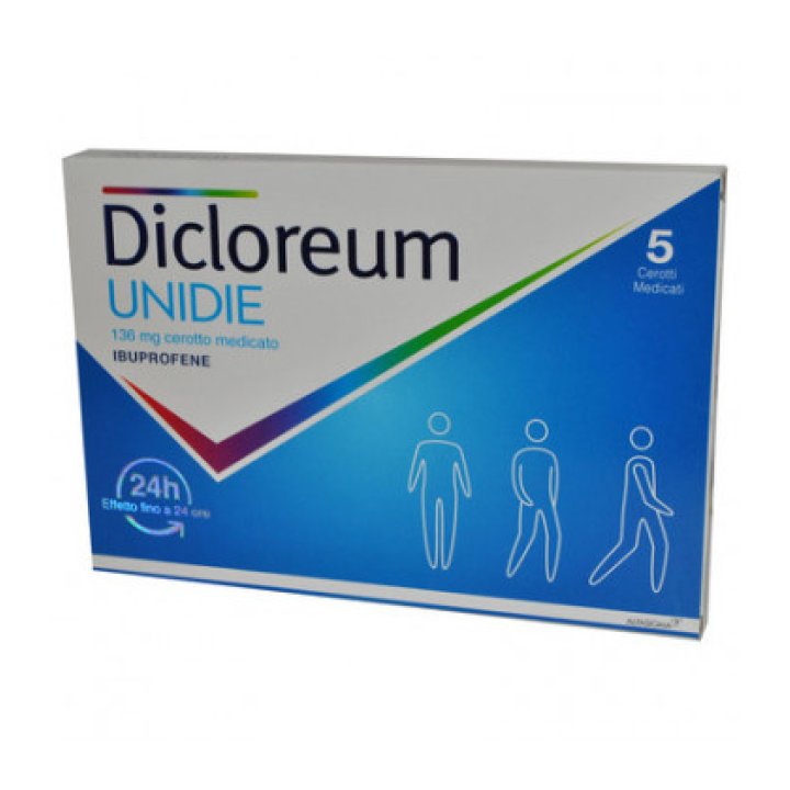 DICLOREUM UNIDIE 136 MG 5 CEROTTI MEDICATI