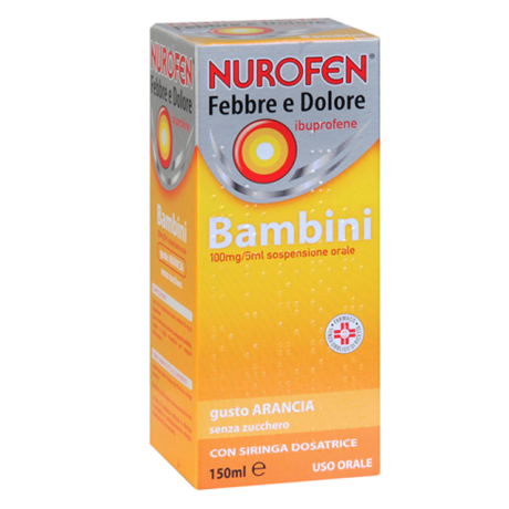 NUROFEN FEBBRE E DOLORE BAMBINI 100MG/5ML SOSPENSIONE ORALE