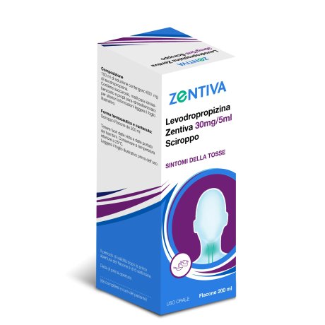 LEVODROPROPIZINA ZENTIVA 30 MG/5 ML SCIROPPO