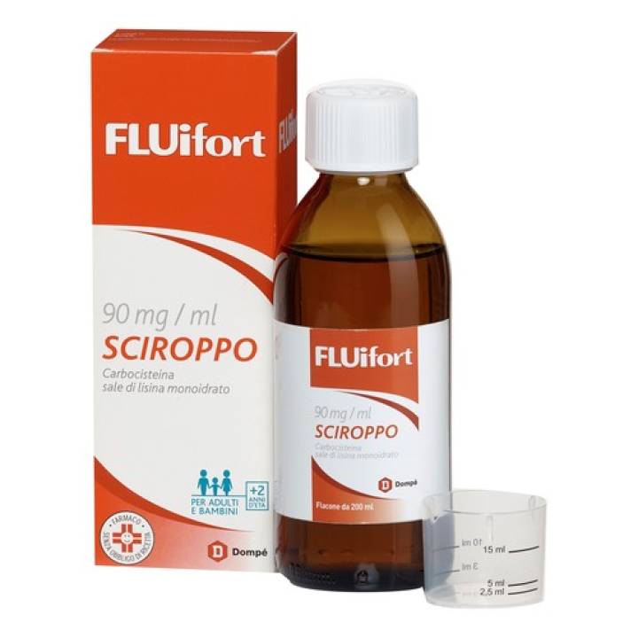 FLUIFORT 90 MG/ML SCIROPPO 200 ML