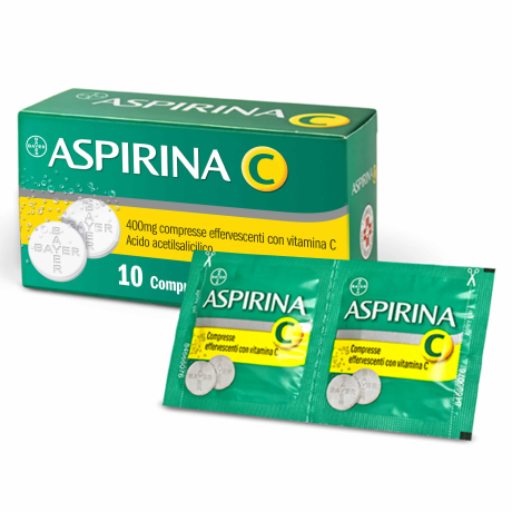 Aspirina C 400+240mg 10 compresse effervescente Aspirina C 400+240mg 10 compresse effervescente