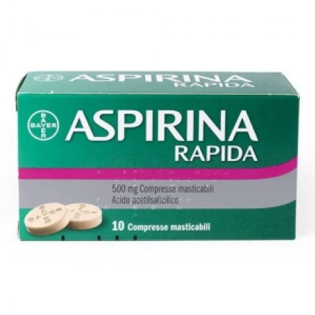 ASPIRINA RAPIDAD 500 MG COMPRESSE MASTICABILI