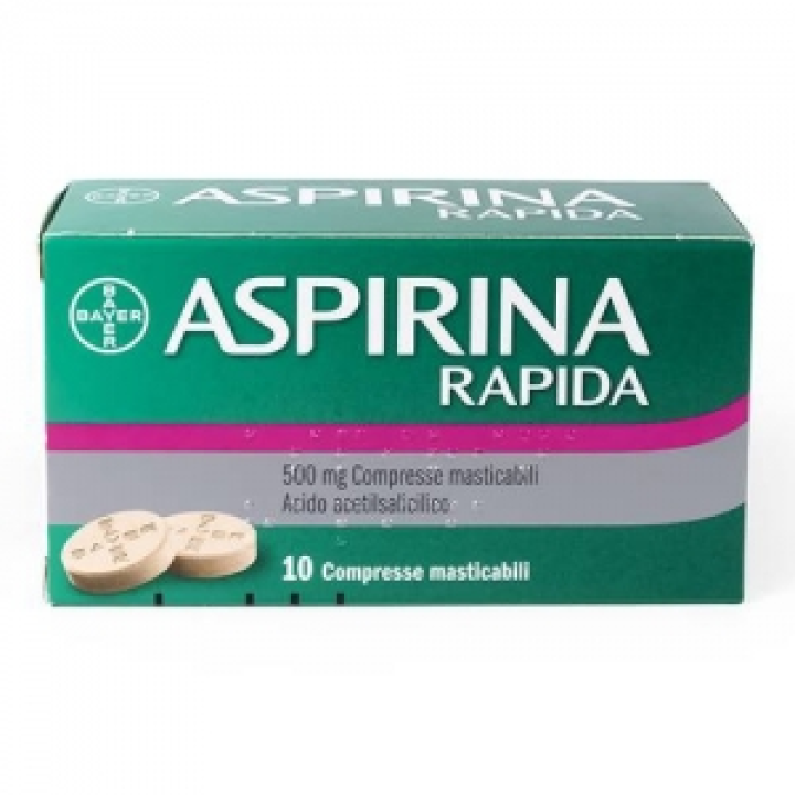 ASPIRINA RAPIDAD 500 MG COMPRESSE MASTICABILI