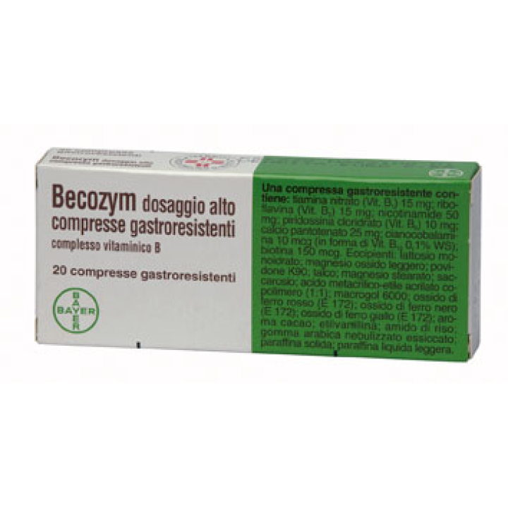 BECOZYM COMPRESSE GASTRORESISTENTI