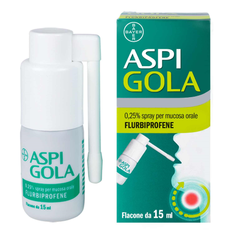 ASPI GOLA 0,25% Collutorio ASPI LA 0,25% Spray per mucosa orale