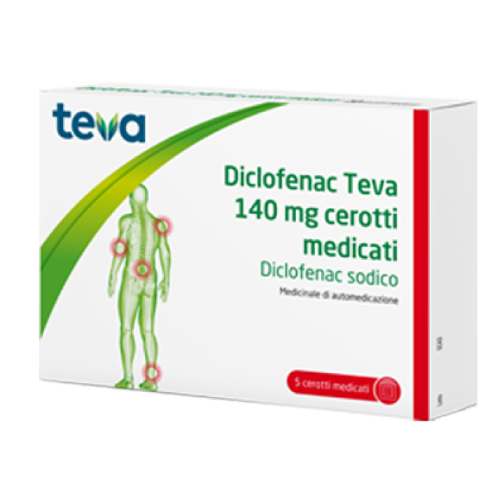 DICLOFENAC TEVA CEROTTI MEDICATI