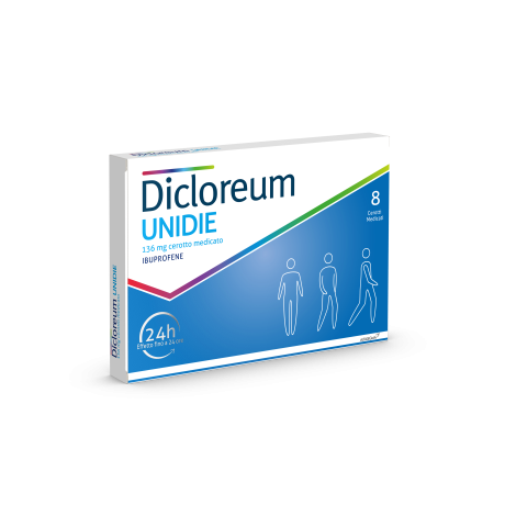 DICLOREUM UNIDIE 136 MG CEROTTO MEDICATO