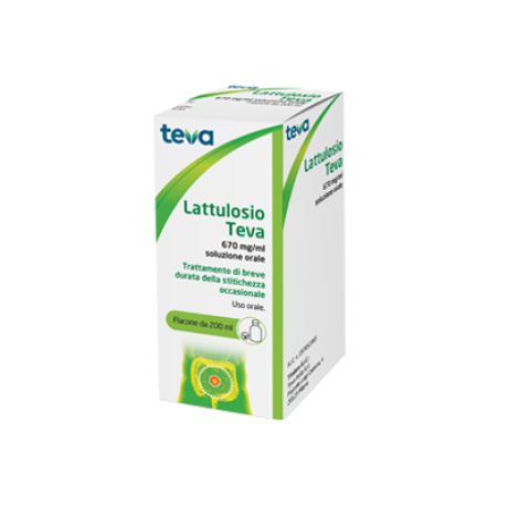 LATTULOSIO TEVA 670 MG/ML SOLUZIONE ORALE