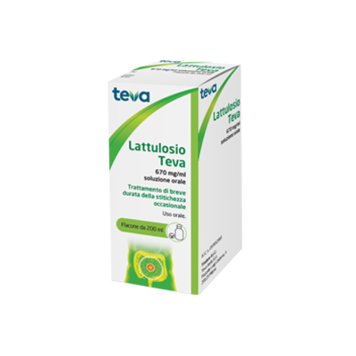 LATTULOSIO TEVA 670 MG/ML SOLUZIONE ORALE