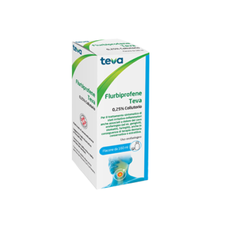 FLURBIPROFENE TEVA 0,25% 