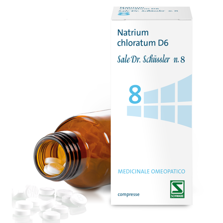 NATRIUM CHLORATUM D6 SALE DR.SCHUSSLER N.8*D6 200 cpr flacone