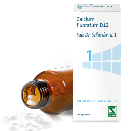 CALCIUM FLUORATUM D12 SALE DR.SCHUSSLER N.1*D12 200 cpr flacone CALCIUM FLUORATUM D12 SALE DR.SCHUSSLER N.1*D12 200 cpr flacone