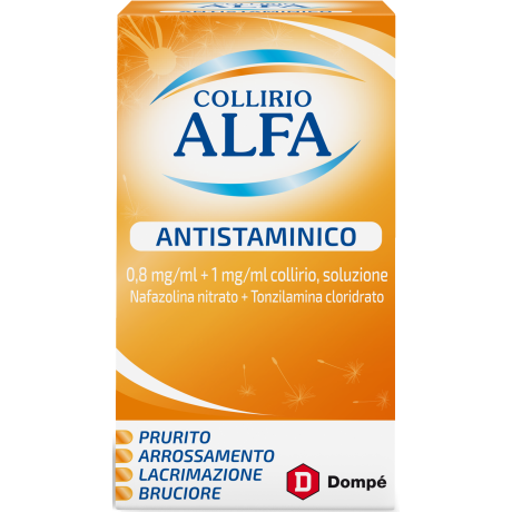 Collirio Alfa Antistaminico 0,8 mg/ml + 1mg/ml collirio