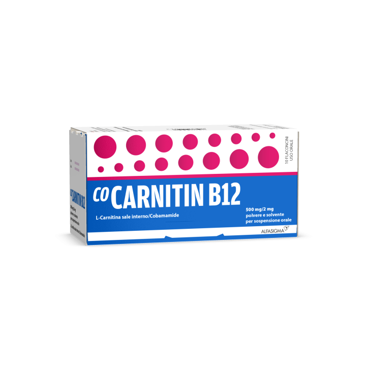 CO-CARNETINA B12 500 MG 2 MG POLVERE E SOLVENTE PER SOSPENSIONE ORALE