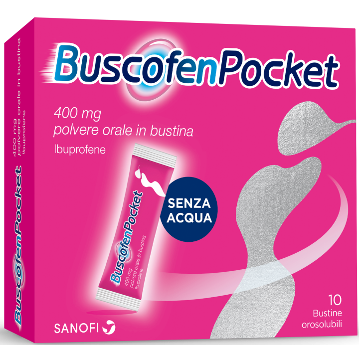 BUSCOFENPOCKET 400 MG POLVERE ORALE IN BUSTINA