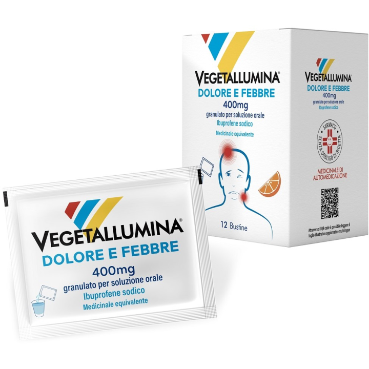 VEGETALLUMINA DOLORE E FEBBRE 400 MG GRANULATO PER SOLUZIONE ORALE