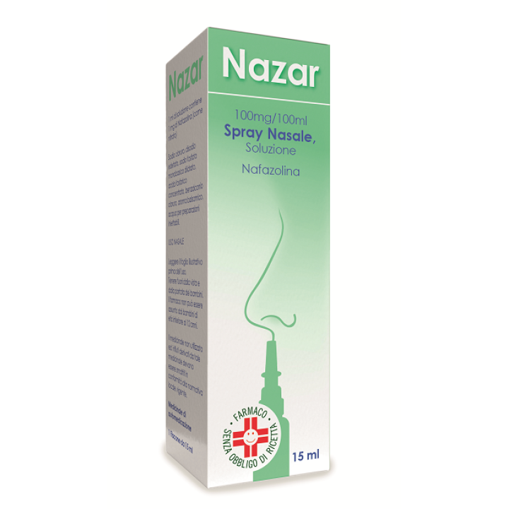 NAZAR 100 MG/100 ML SPRAY NASALE, SOLUZIONE NAZAR 100 MG/100 ML SPRAY NASALE, SOLUZIONE