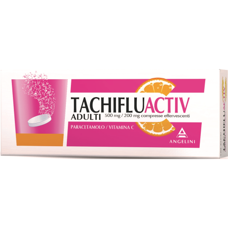 TACHIPIRINAFLU ADULTI 500 MG/200 MG COMPRESSE EFFERVESCENTI