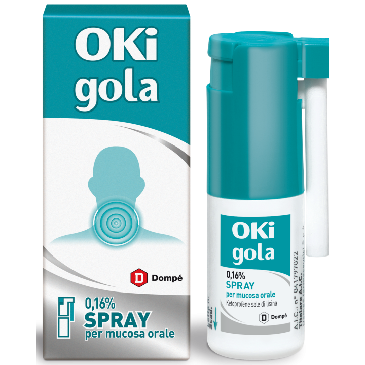 OKI INFIAMMAZIONE E DOLORE 0,16% SPRAY PER MUCOSA ORALE