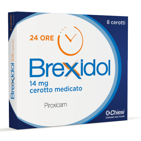 Brexidol 14mg cerotti medicati - confezione con 8 cerotti