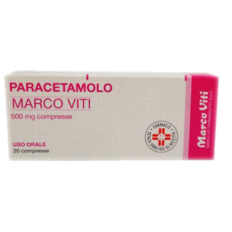 PARACETAMOLO MARCO VITI 500 MG COMPRESSE