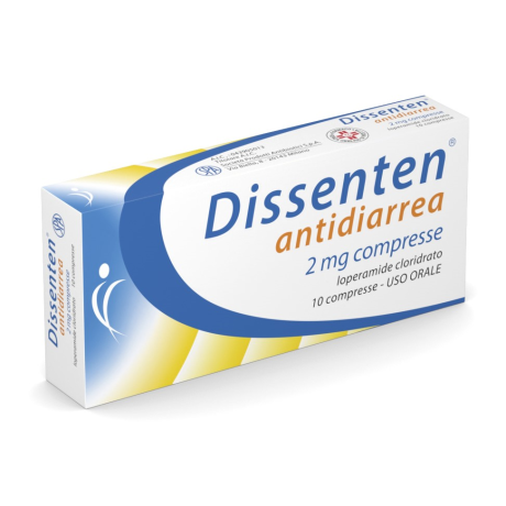 DISSENTEN ANTIDIARREA 2 MG COMPRESSE