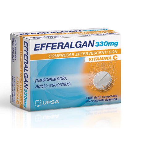 EFFERALGAN 330 MG COMPRESSE EFFERVESCENTI CON VITAMINA C