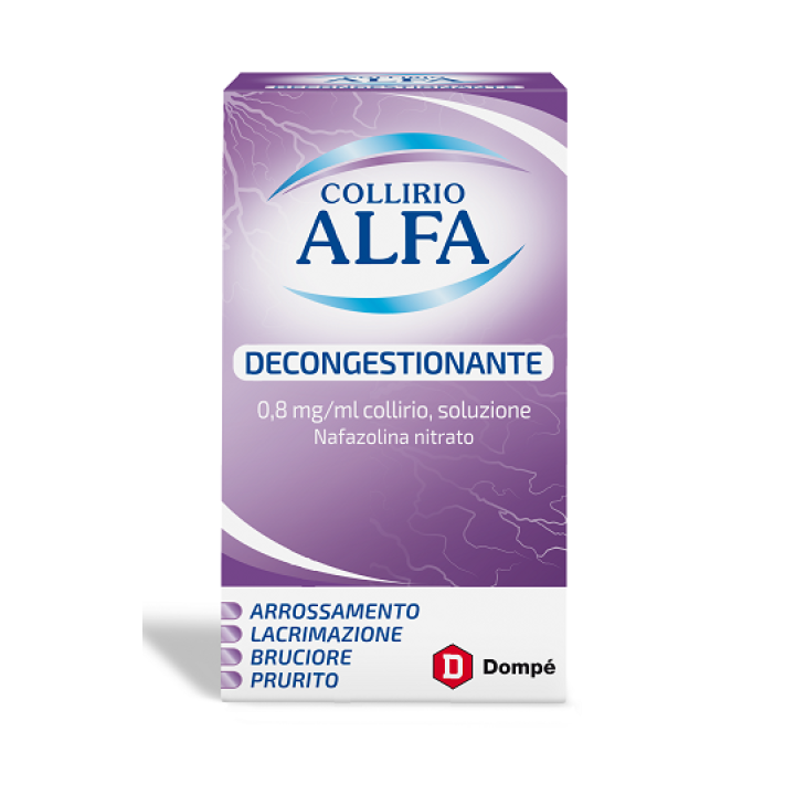 COLLIRIO ALFA SOLUZIONE DECONGESTIONATE 0,8 MG/ML 10 ML