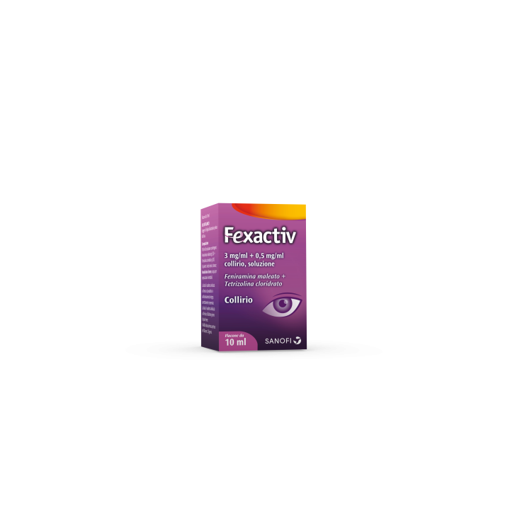 Fexactiv collirio soluzione 3 Mg/Ml + 0,5 Mg/Ml