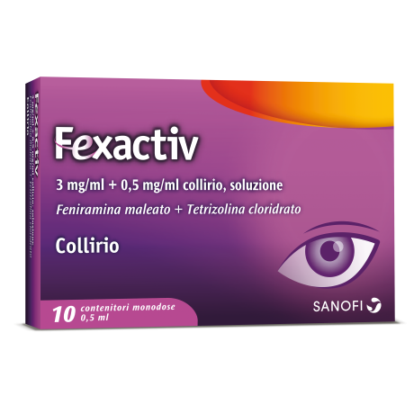 FEXACTIV 3 MG/ML + 0,5 MG/ML COLLIRIO, SOLUZIONE