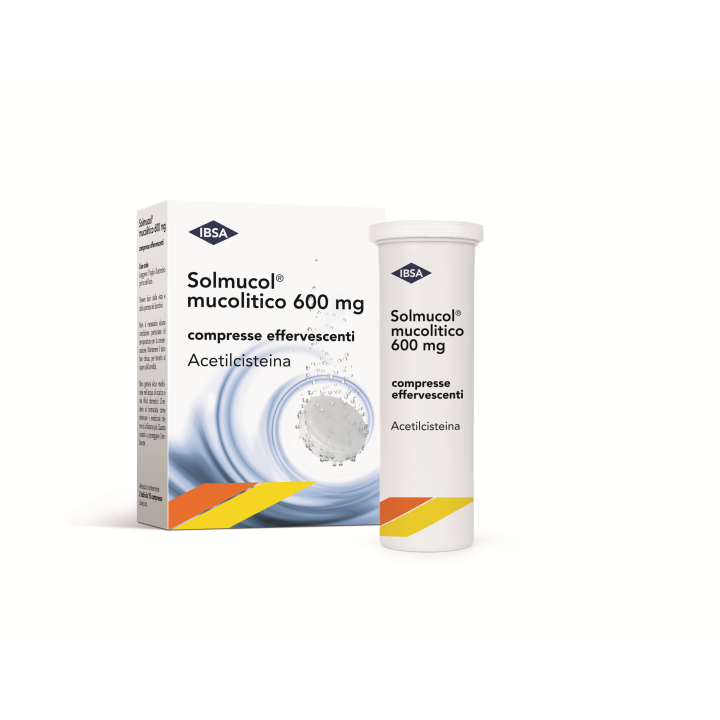 SOLMUCOL MUCOLITICO 600 MG COMPRESSE EFFERVESCENTI