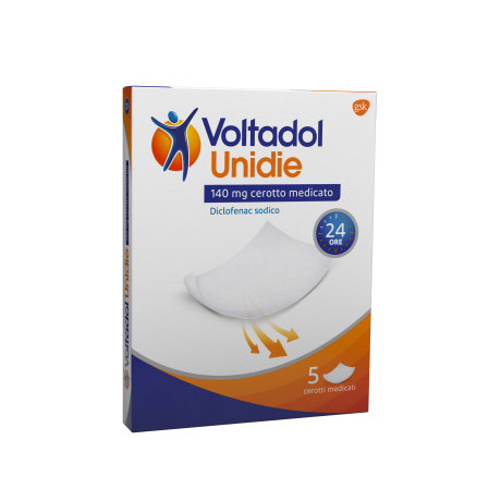 VOLTADOL UNIDIE 140 MG CEROTTO MEDICATO