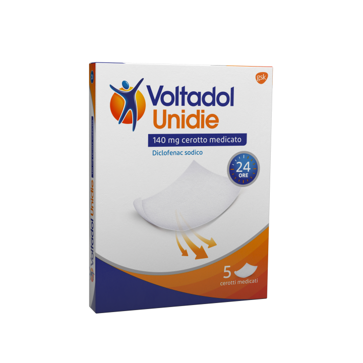 VOLTADOL UNIDIE 140 MG CEROTTO MEDICATO