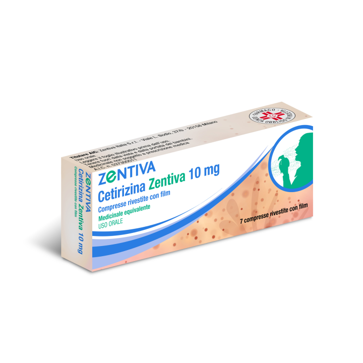 CETIRIZINA ZENTIVA 10 MG COMPRESSE RIVESTITE CON FILM