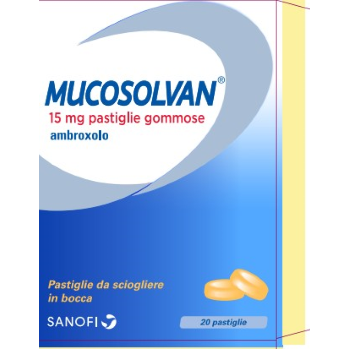 MUCOSOLVAN 15 MG PASTIGLIE MMOSE.