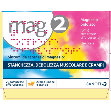 MAG2 2,25 G COMPRESSE EFFERVESCENTI