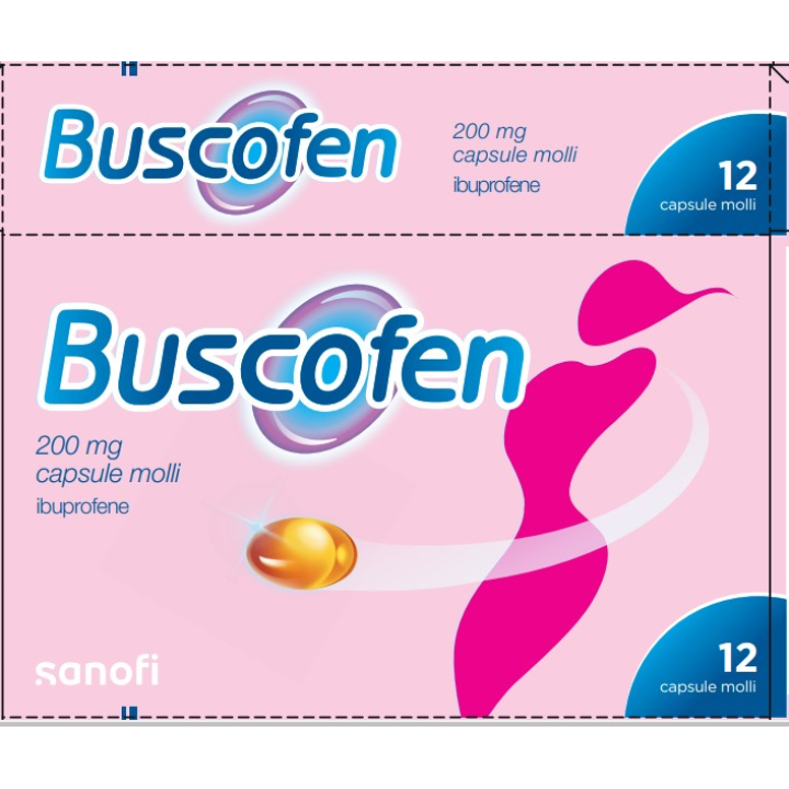 BUSCOFEN 200 MG 12 CAPSULE MOLLI