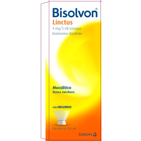 BISOLVON LINCTUS 4 MG/5 ML SCIROPPO GUSTO CIOCCOLATO e CILIEGIA