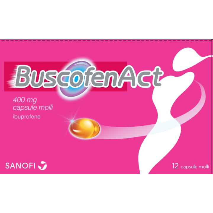 BUSCOFENACT 400 MG 12 CAPSULE MOLLI