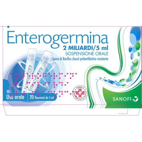 ENTEROGERMINA 2 MILIARDI 20 FLACONCINI