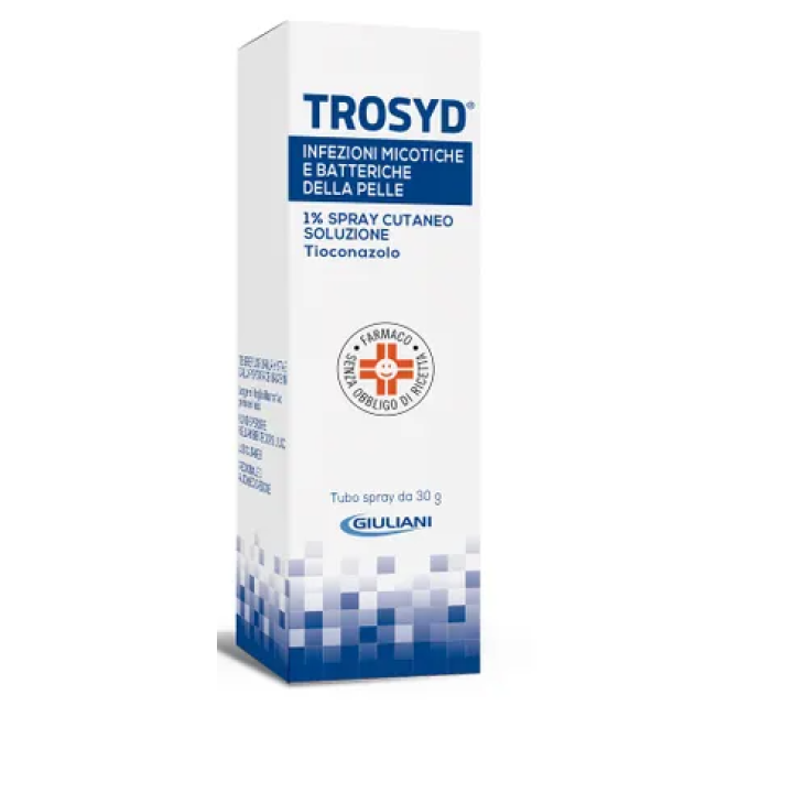 TROSYD 1% SPRAY CUTANEO, SOLUZIONE