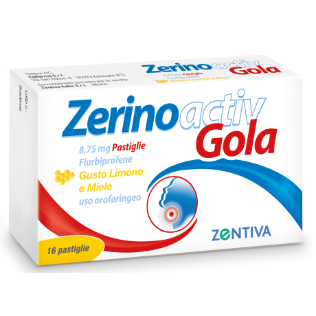 ZERINOACTIV LA 16 PASTIGLIE 8,75MG LIMONE MIELE