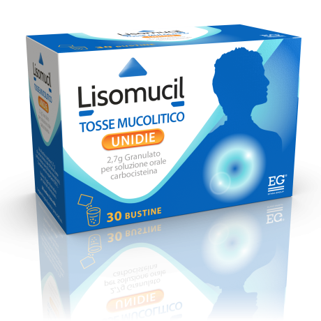 LISOMUCIL TOSSE MUCOLITICO UNIDIE*orale grat 30 bust 2,7 g