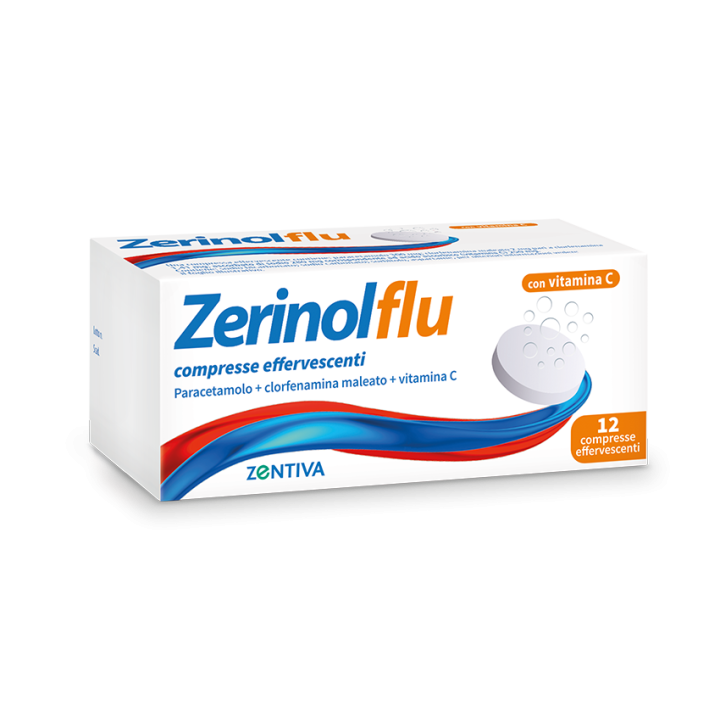 ZERINOLFLU 12 COMPRESSE EFFERVESCENTI