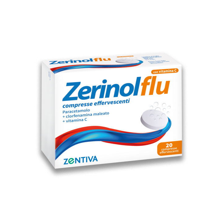 ZERINOLFLU 20 COMPRESSE EFFERVESCENTI