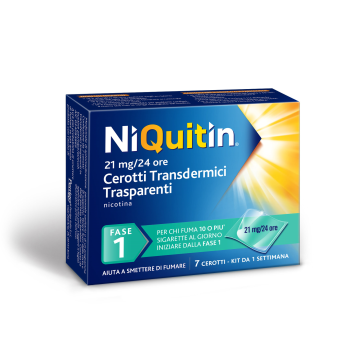 NIQUITIN*7 cerotti transd 21 mg/die