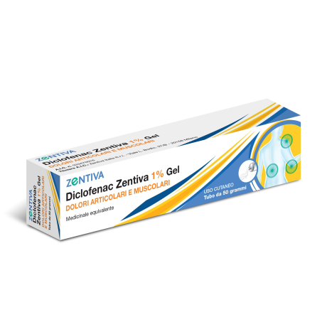 DICLOFENAC ZENTIVA 1% GEL