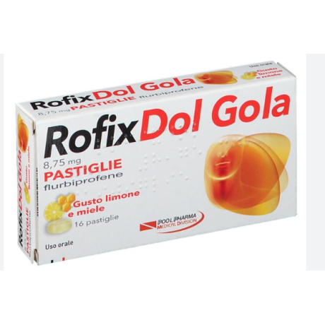 ROFIXDOL LA E DOLORE 8,75 MG PASTIGLIE GUSTO LIMONE E MIELE 