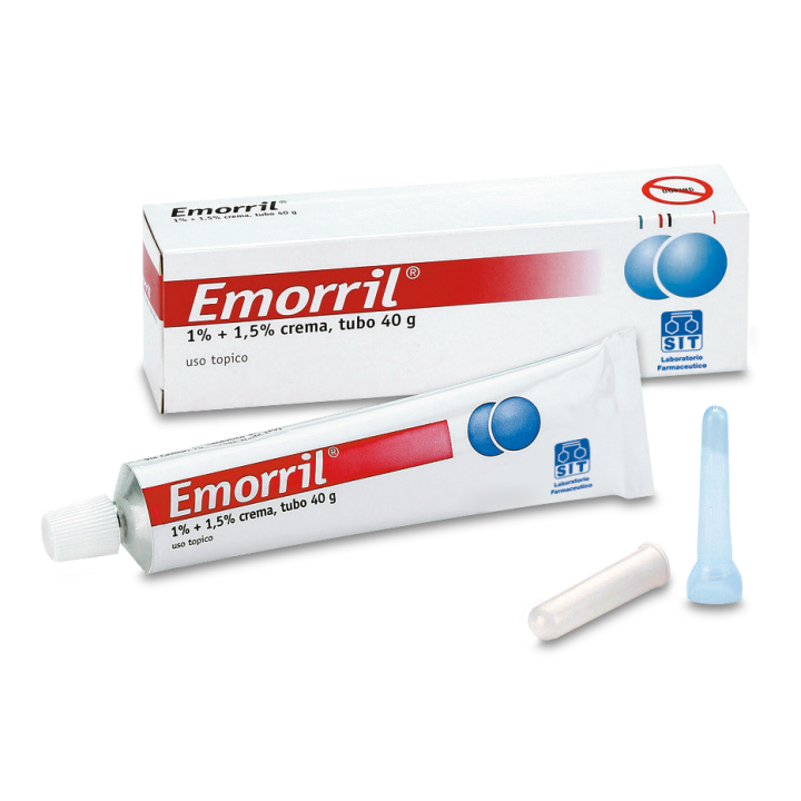 EMORRIL 10 MG/G + 15 MG/G CREMA RETTALE