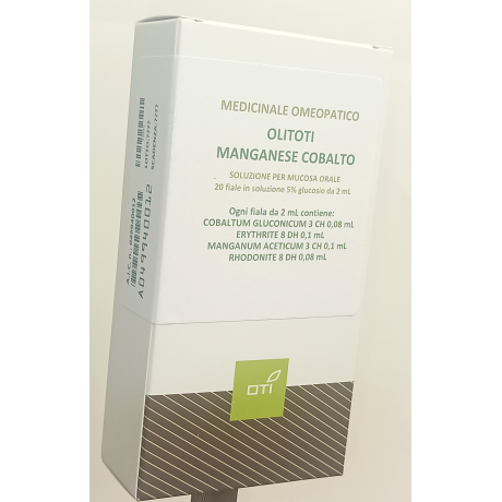 OLITOTI MANGANESE COBALTO*orale 20 fiale 5% 2 ml con glucosio